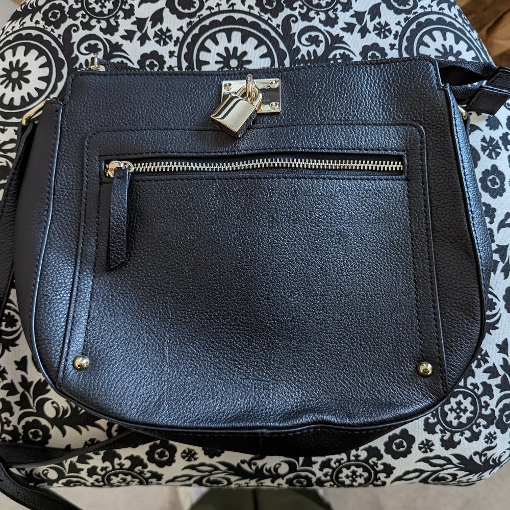 Hilary Radley Black Maya Crossbody Bag